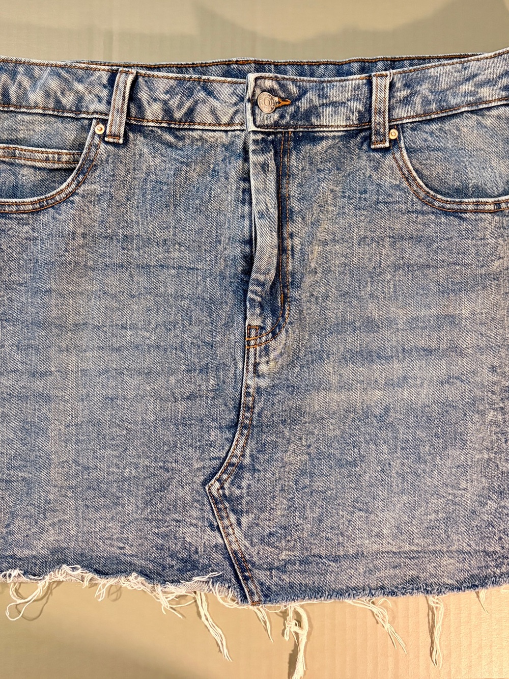 Wild Fable Light Blue Denim Mini Skirt